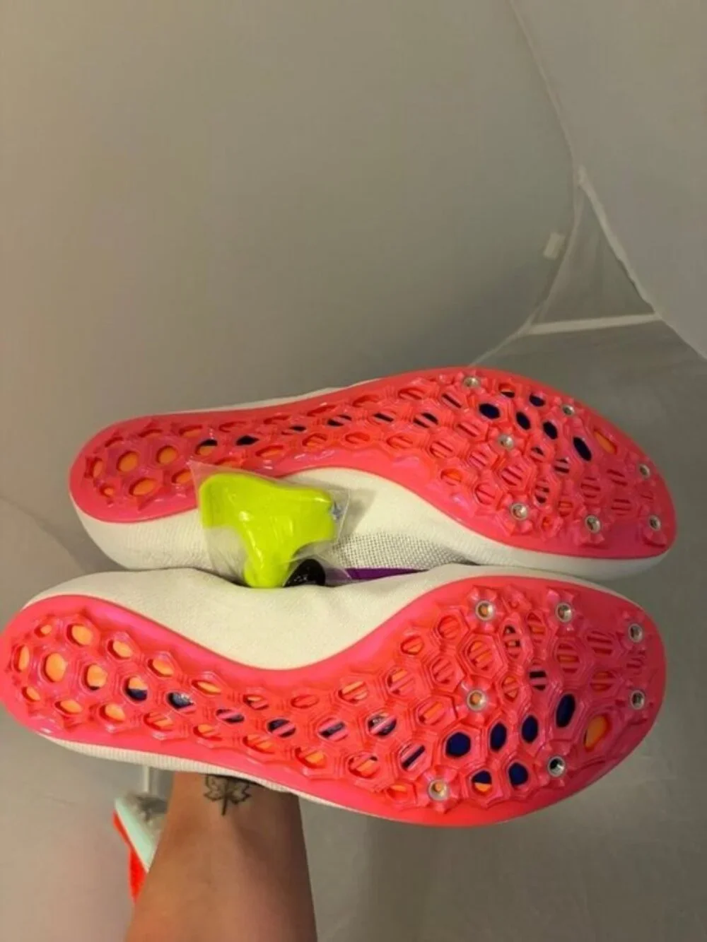 Nike Zoom Ja Fly 4 pink white pink track spikes shoes men’s size 13 DR2741 101